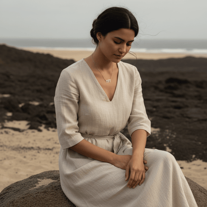 Personalized Angel Number Necklace - Customizable Metal Options