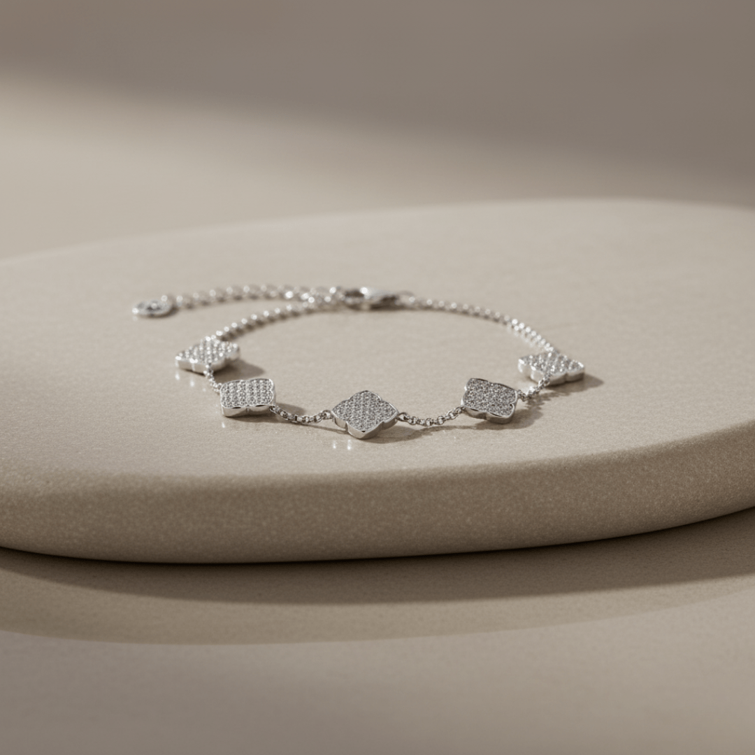 Sea Clover Gold Silver Bracelet