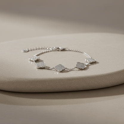 Sea Clover Gold Silver Bracelet