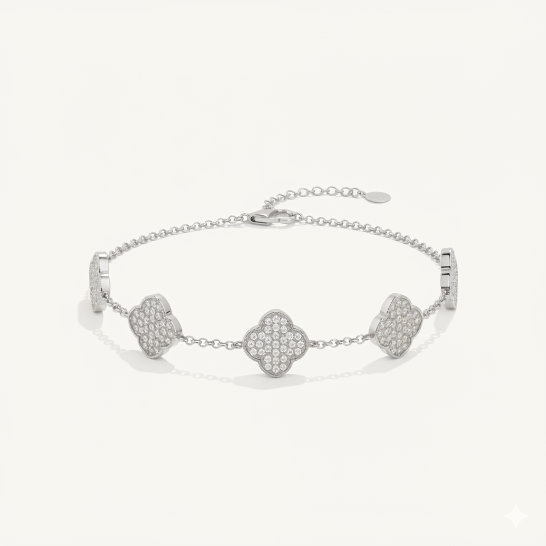 Sea Clover Gold Silver Bracelet