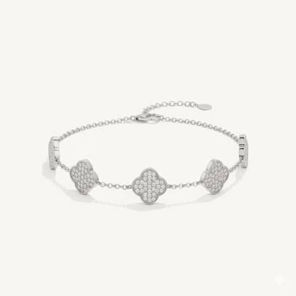 Sea Clover Gold Silver Bracelet