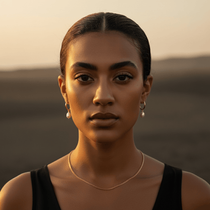 Sea Drop Pearl Earrings