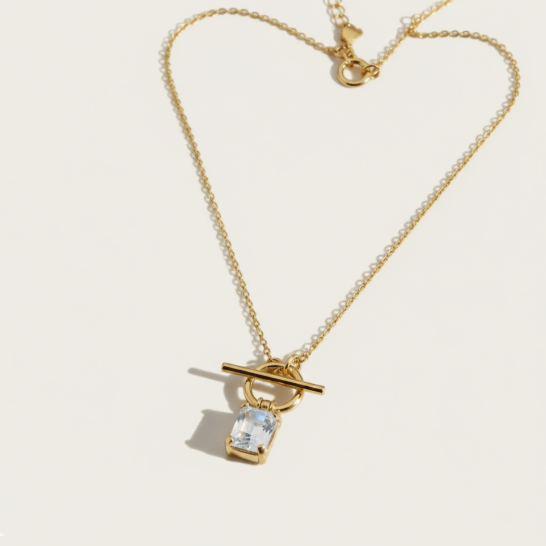 Sea Mist Gold Necklace