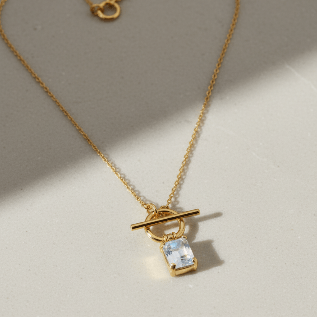 Sea Mist Gold Necklace
