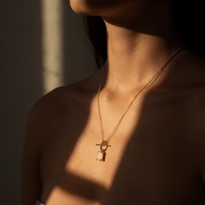 Sea Mist Gold Necklace