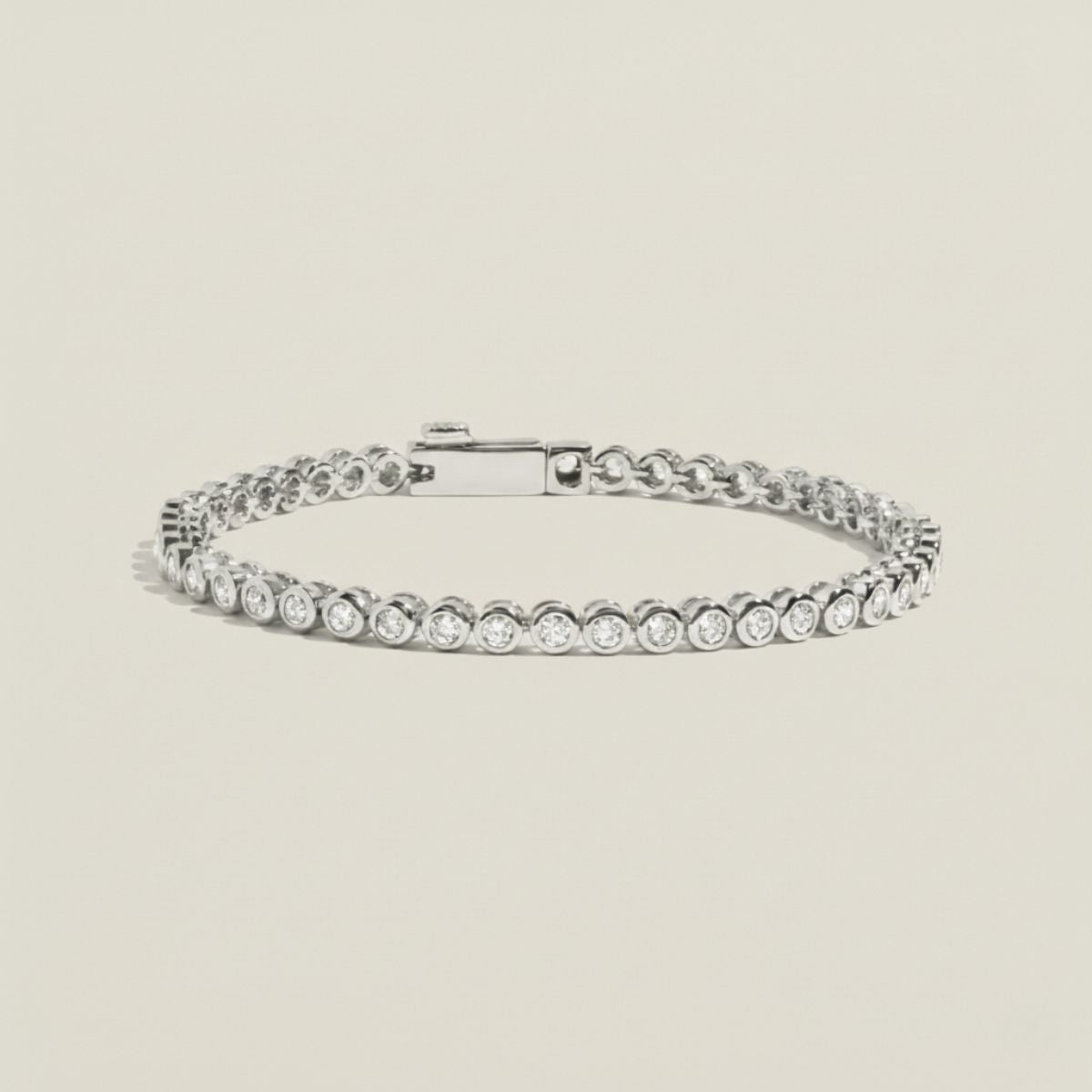 Sea Spray Silver Gold Tennis Bracelet