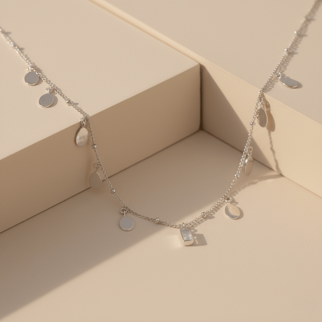 Sea Spray Solstice Silver Necklace