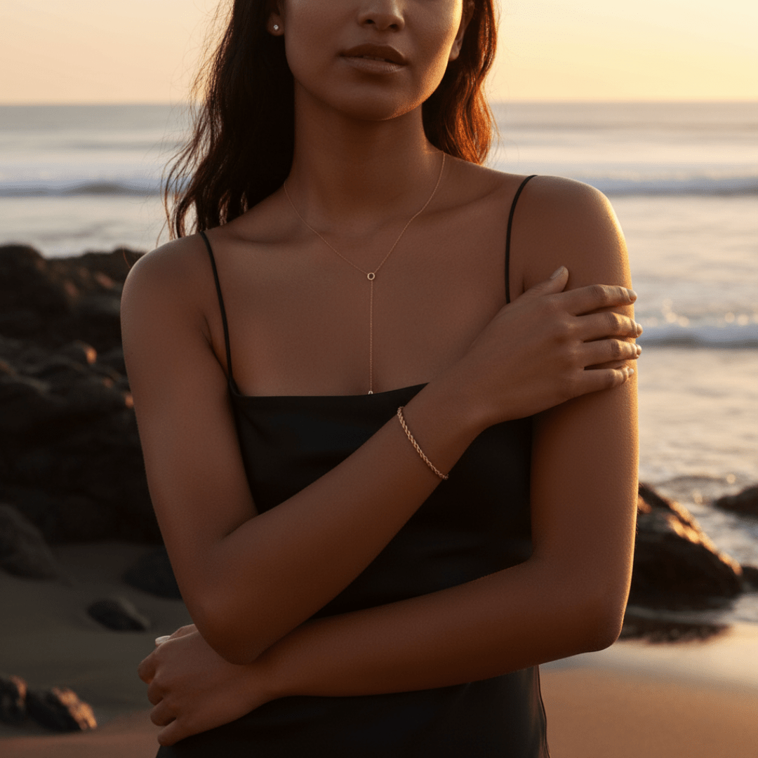 Sea-Spun Gold Rope Bracelet