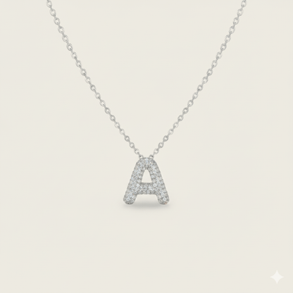 Shoreline Gold Silver Initial Pendant Necklace