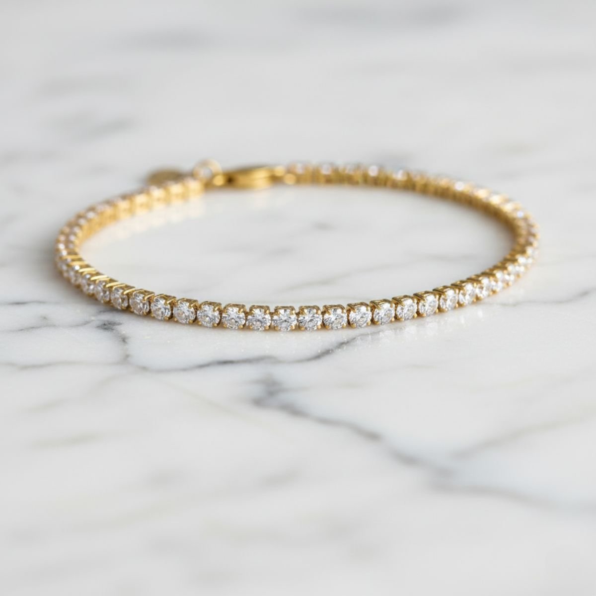 Shoreline Tennis Gold Silver Bracelet
