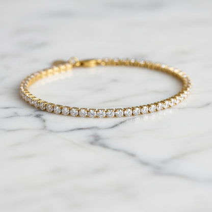 Shoreline Tennis Gold Silver Bracelet
