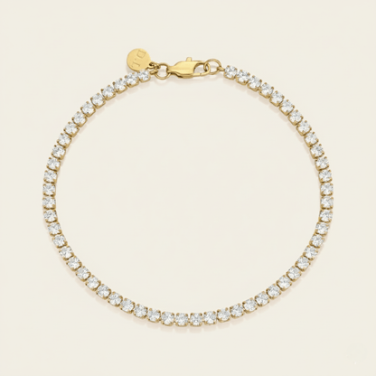 Shoreline Tennis Gold Silver Bracelet
