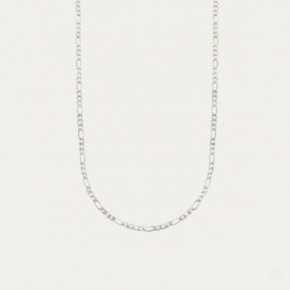 Sun-Drenched Gold Silver Chain Necklace