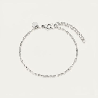 Sun-Kissed Chain Gold Silver Bracelet