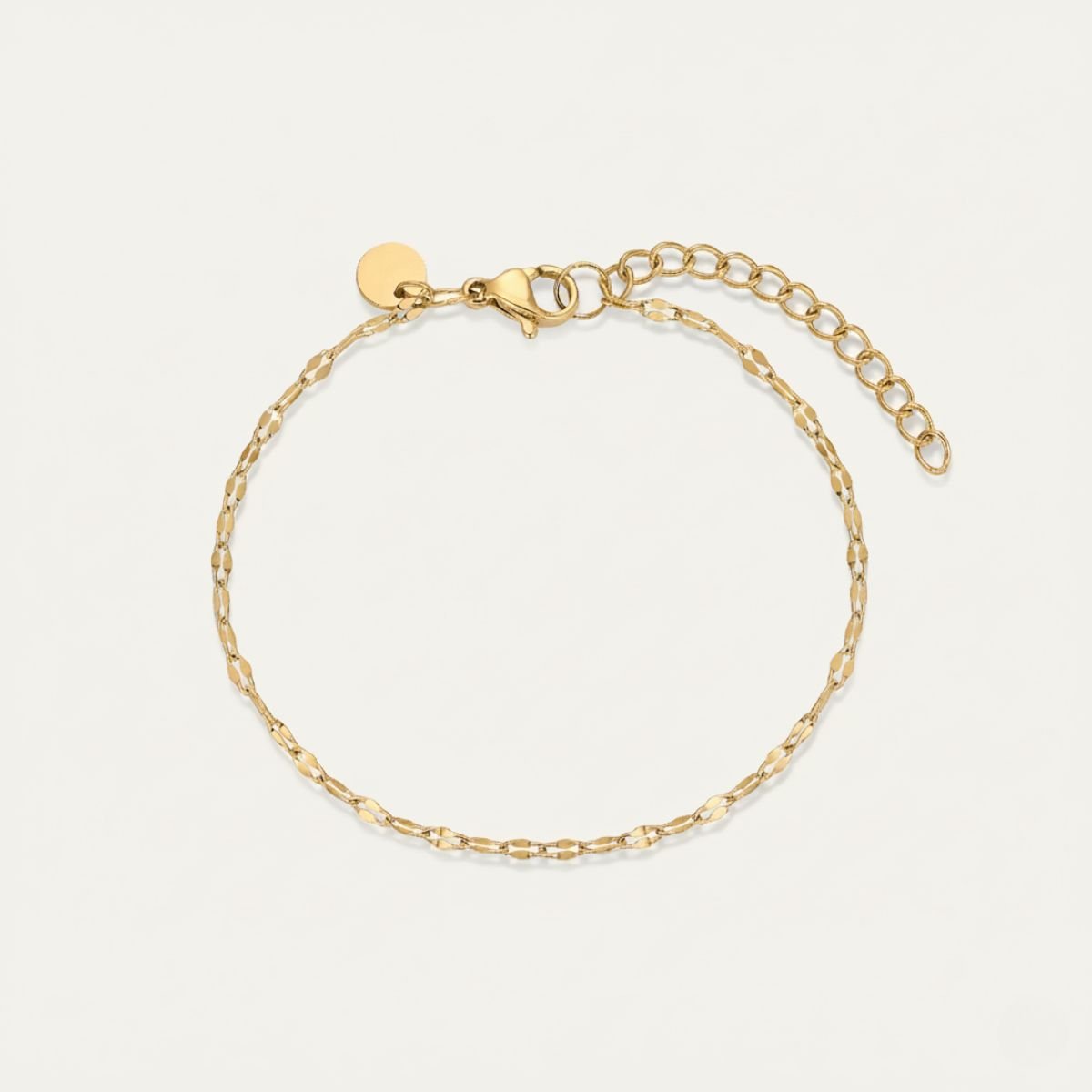 Sun-Kissed Chain Gold Silver Bracelet
