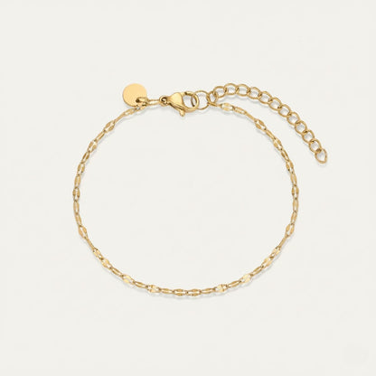 Sun-Kissed Chain Gold Silver Bracelet