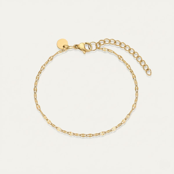 Sun-Kissed Chain Gold Silver Bracelet