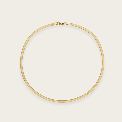 Sun-Washed Chain Gold Silver Necklace