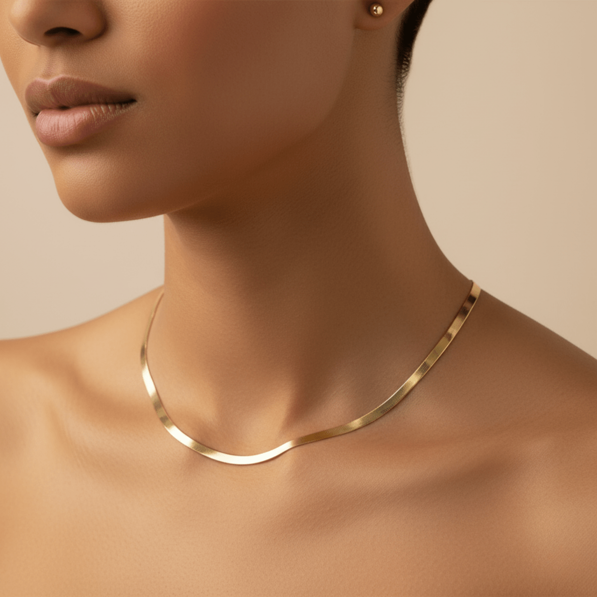 Sun-Washed Chain Gold Silver Necklace