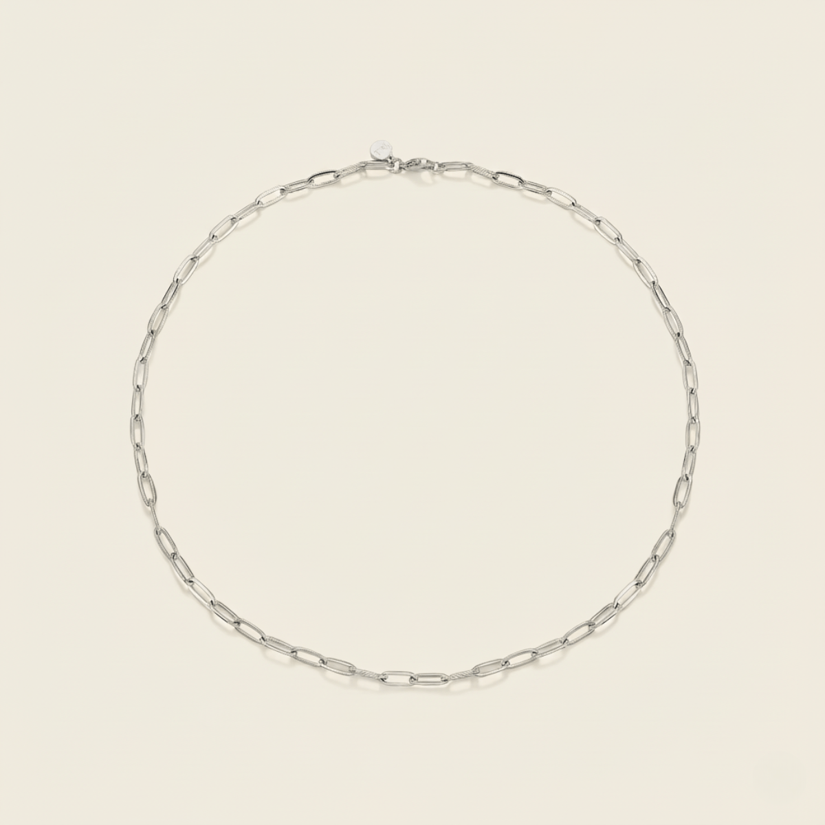 Sun-Washed Link Gold and Silver Necklace