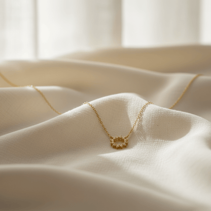 Sunburst Silver and Gold-tone Necklace