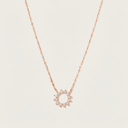 Sunburst Silver and Gold-tone Necklace