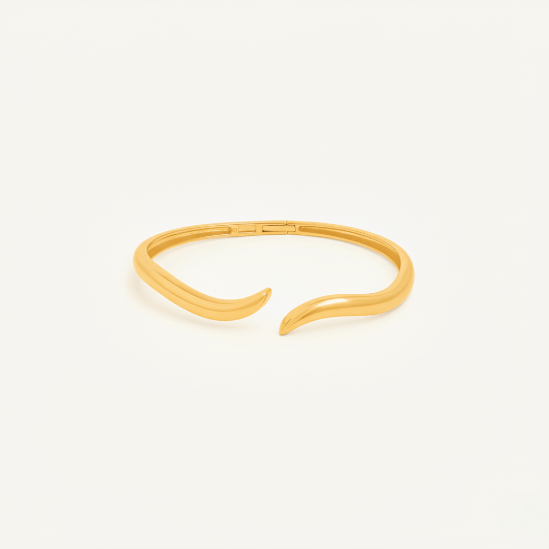 Tide Cuff Gold Silver Bracelet