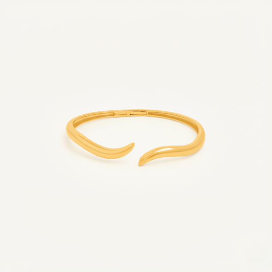 Tide Cuff Gold Silver Bracelet