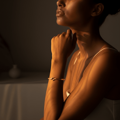 Tide Cuff Gold Silver Bracelet