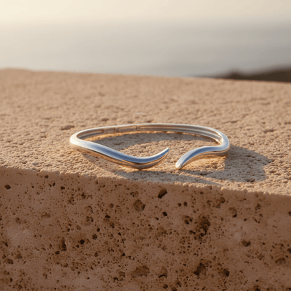 Tide Cuff Gold Silver Bracelet