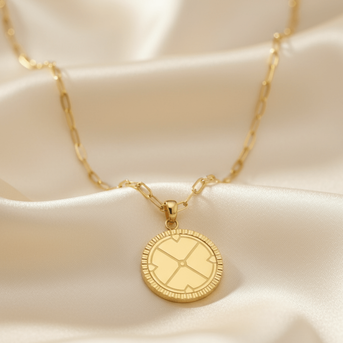 True North Compass Pendant Necklace