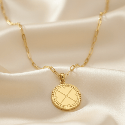 True North Compass Pendant Necklace