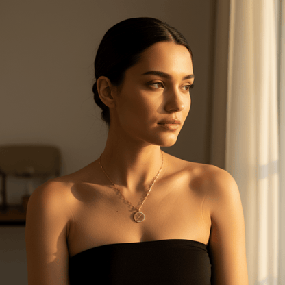 True North Compass Pendant Necklace