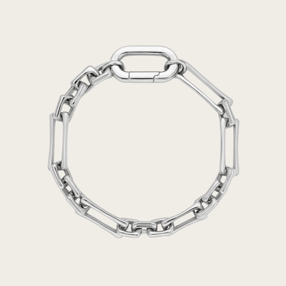 Harmonious Wave Gold Silver Chain Bracelet